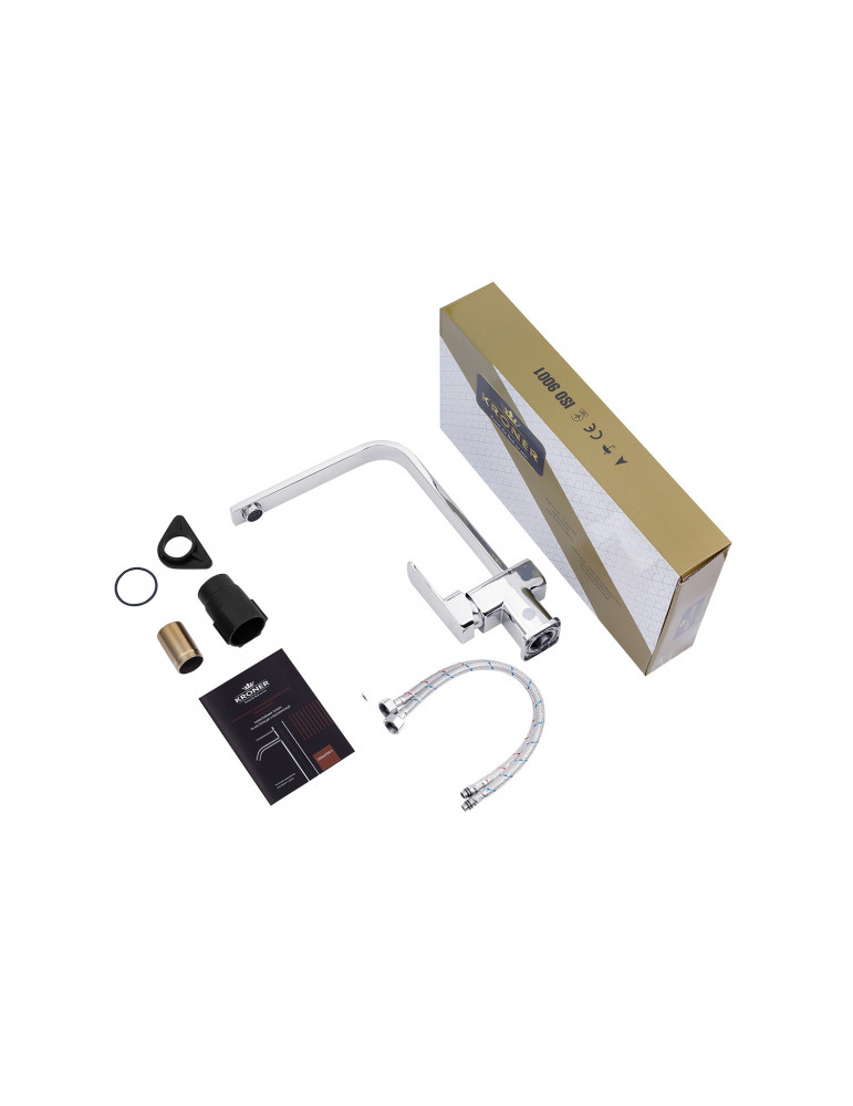 Змішувач для кухні Kroner KRM Ems - C030 | купити | SilverGoose.com.ua.com.ua