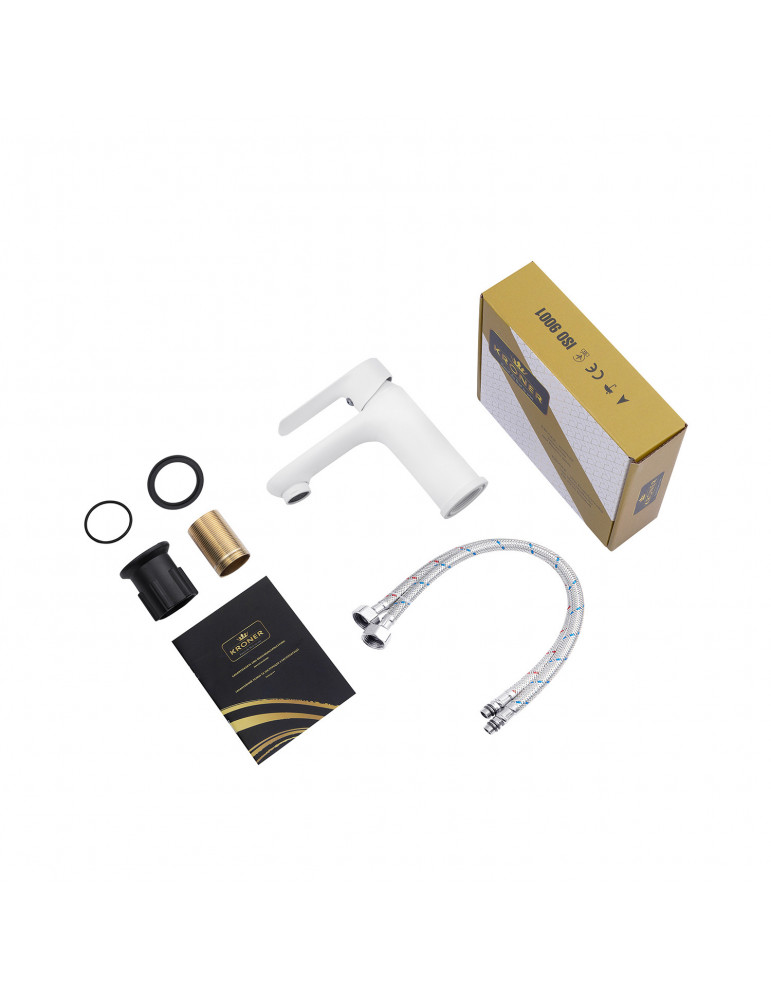 Змішувач для раковини Kroner KRM Fulda - W010 | купити | SilverGoose.com.ua.com.ua