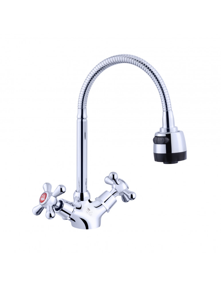 Змішувач для кухні з гнучким виливом Agua Toledo - C039 | купити | SilverGoose.com.ua.com.ua