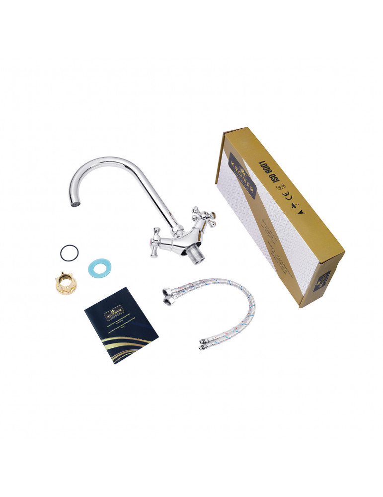 Змішувач для кухні Kroner KRM Rhein - C034 | купити | SilverGoose.com.ua.com.ua