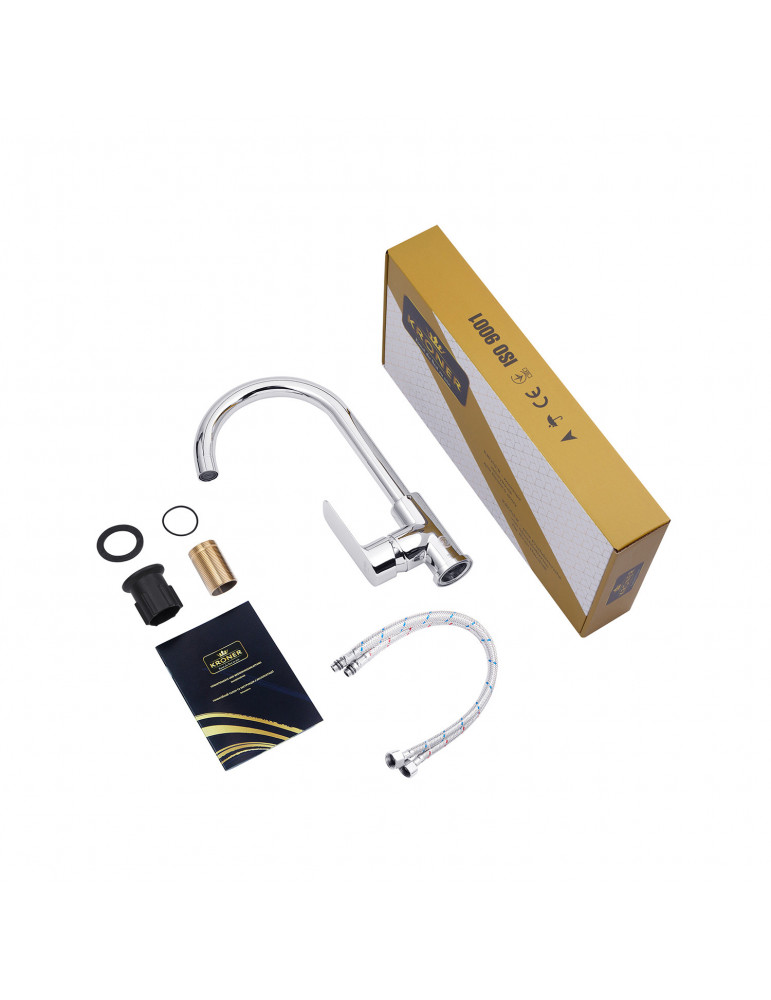 Змішувач для кухні Kroner KRM Main - C030 | купити | SilverGoose.com.ua.com.ua