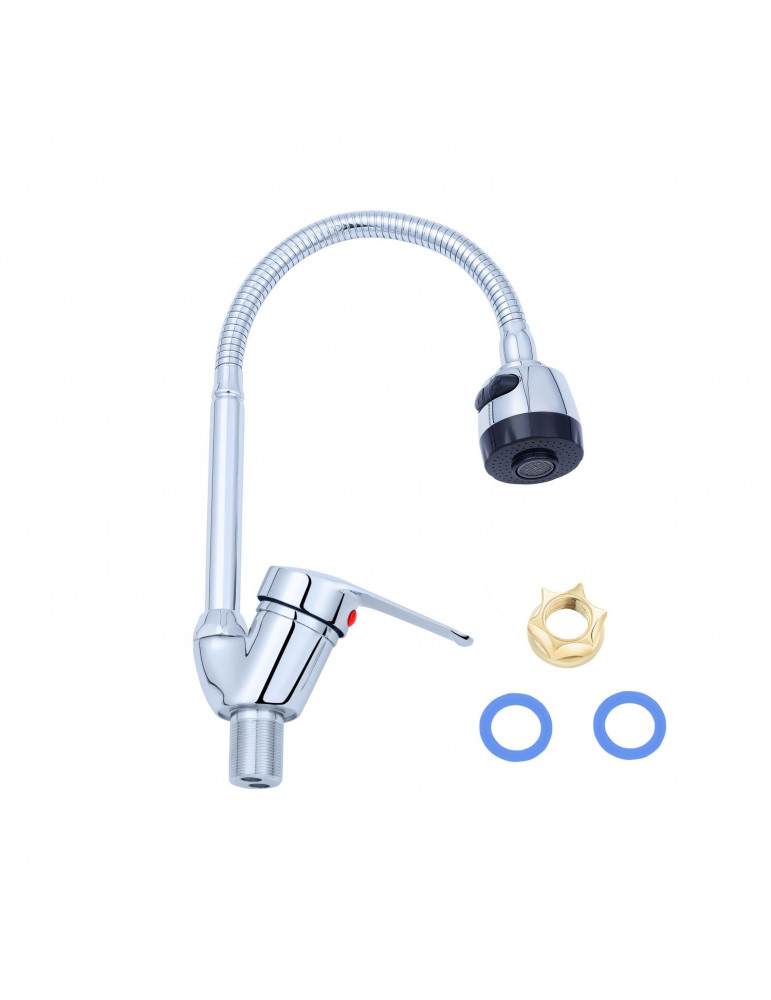 Змішувач для кухні з гнучким виливом Agua Sevilla - C039 | купити | SilverGoose.com.ua.com.ua