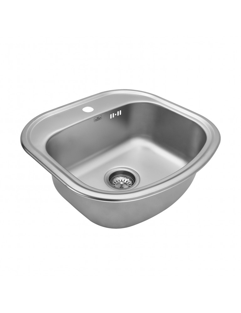 Кухонна мийка Kroner KRP Satin - 4749 (0.8 мм) | купити | SilverGoose.com.ua.com.ua