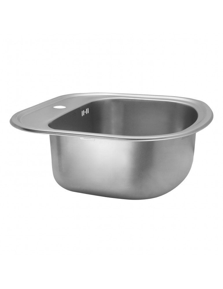 Кухонна мийка Kroner KRP Satin - 4749 (0.8 мм) | купити | SilverGoose.com.ua.com.ua
