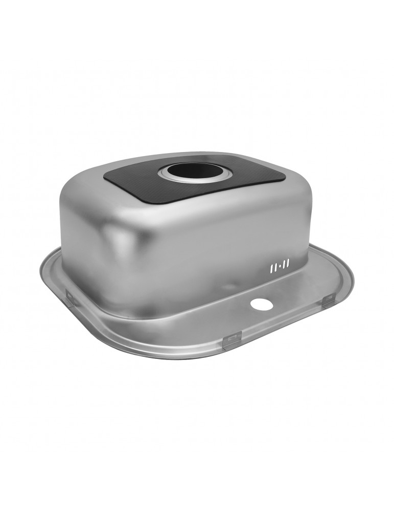 Кухонна мийка Kroner KRP Satin - 4749 (0.8 мм) | купити | SilverGoose.com.ua.com.ua