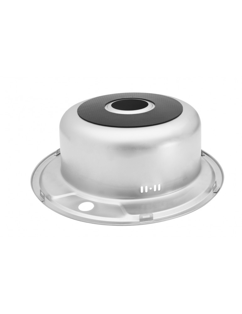 Кухонна мийка Kroner KRP Dekor - 490 (0.8 мм) | купити | SilverGoose.com.ua.com.ua