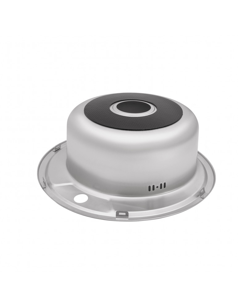 Кухонна мийка Kroner KRP Satin - 490 (0.8 мм) | купити | SilverGoose.com.ua.com.ua