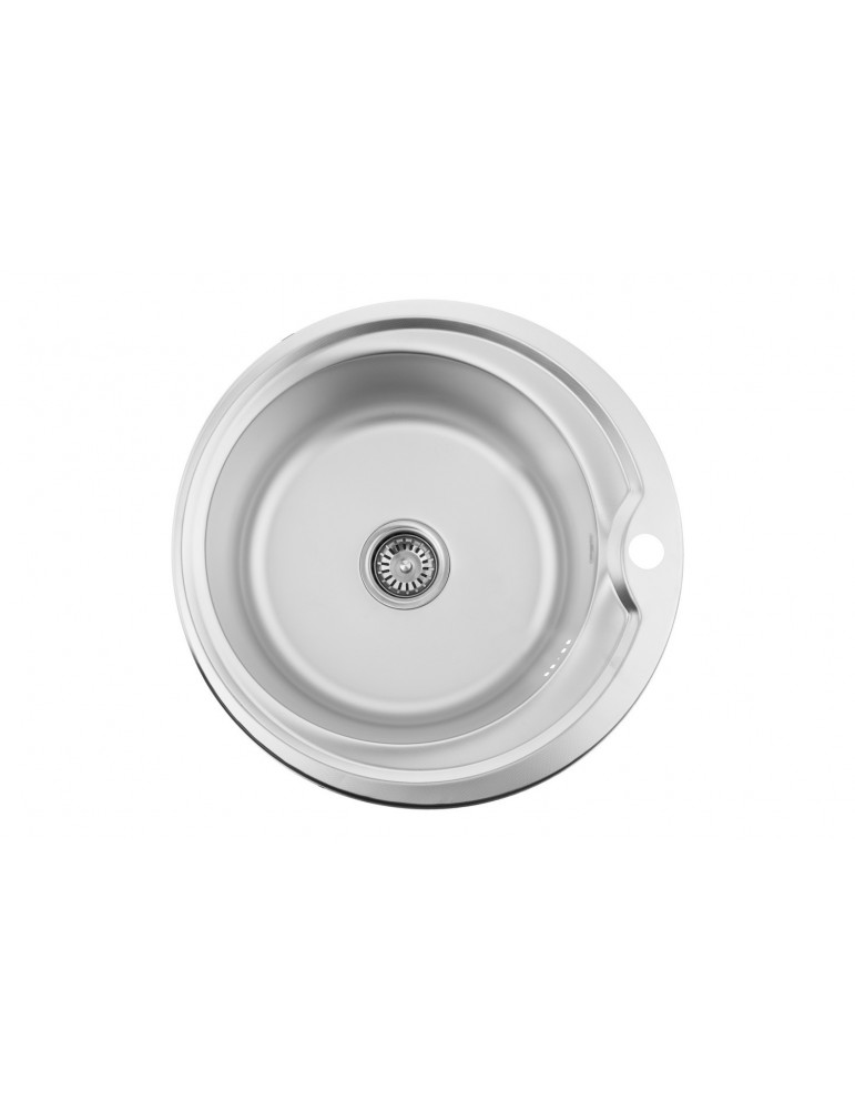 Кухонна мийка Kroner KRP Dekor - 510 (0.6 мм) | купити | SilverGoose.com.ua.com.ua