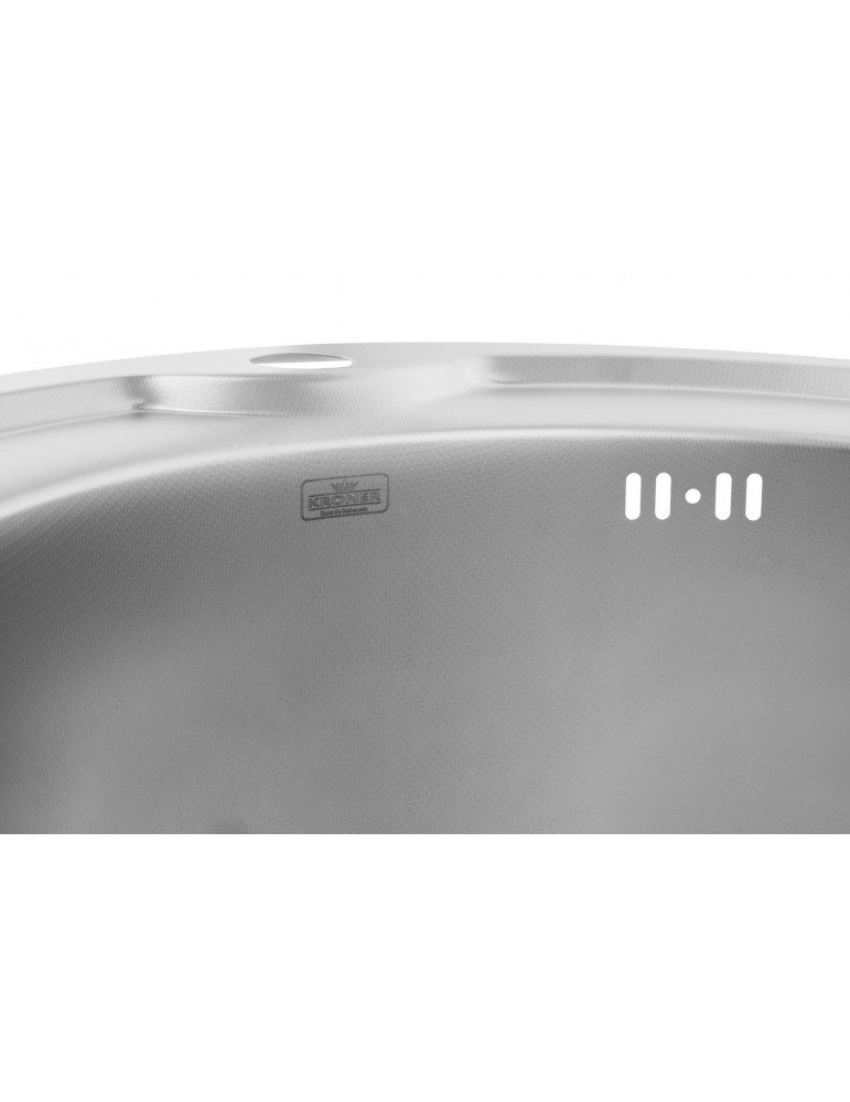 Кухонна мийка Kroner KRP Dekor - 510 (0.6 мм) | купити | SilverGoose.com.ua.com.ua