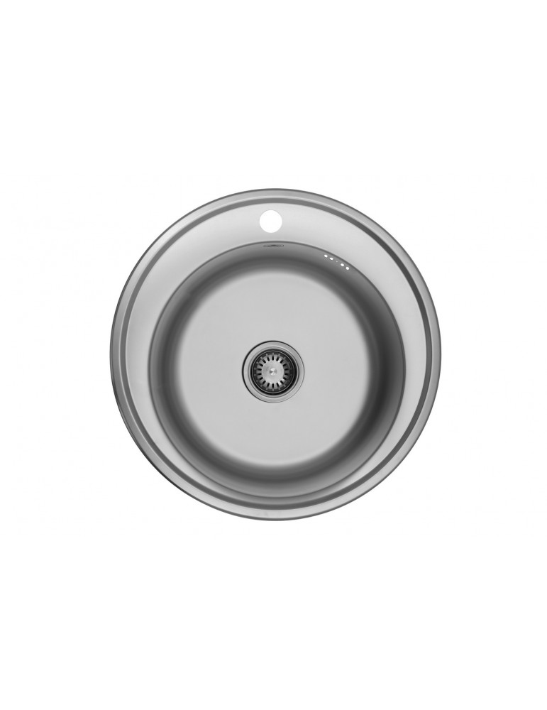 Кухонна мийка Kroner KRP Satin - 510 (0.8 мм) | купити | SilverGoose.com.ua.com.ua