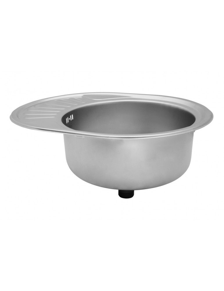 Кухонна мийка Kroner KRP Dekor - 5745 (0.8 мм) | купити | SilverGoose.com.ua.com.ua