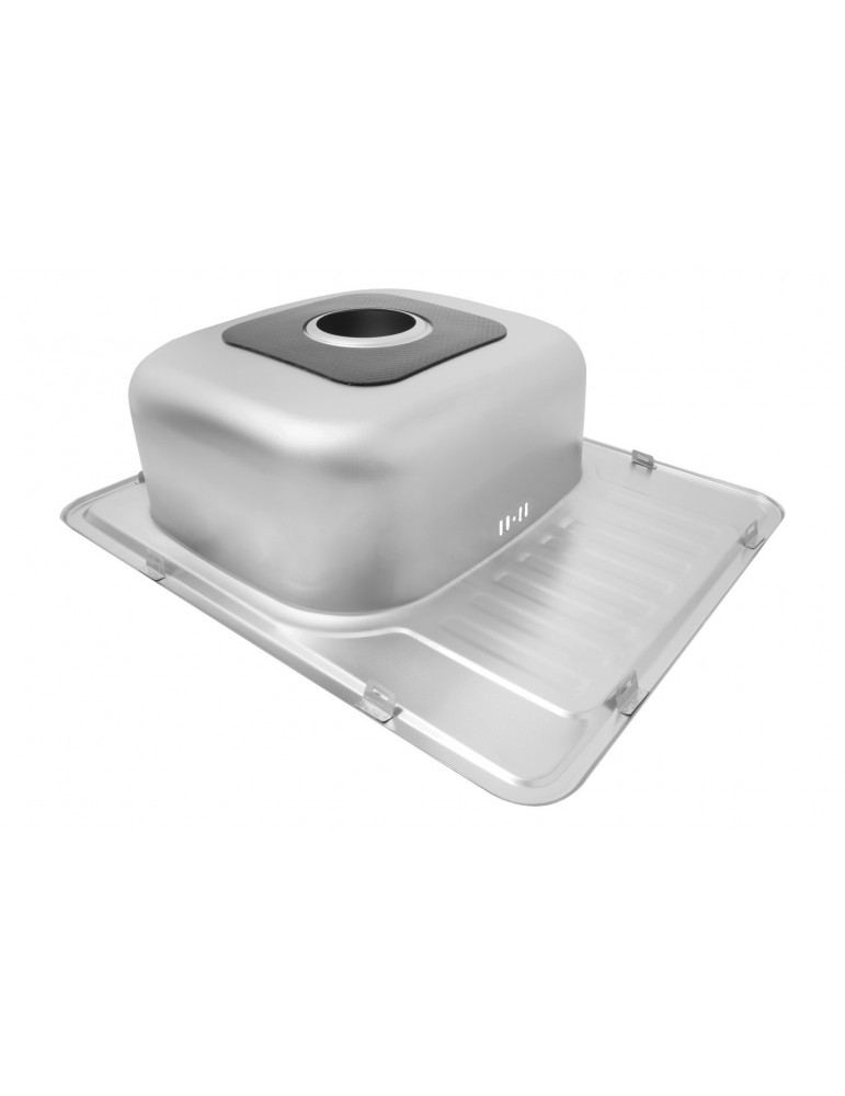 Кухонна мийка Kroner KRP Dekor - 5848 (0.8 мм) | купити | SilverGoose.com.ua.com.ua