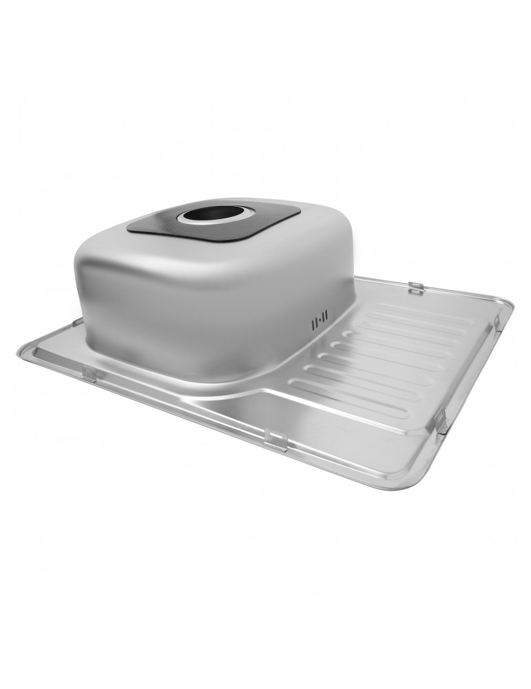 Кухонна мийка Kroner KRP Satin - 6350 (0.8 мм) | купити | SilverGoose.com.ua.com.ua