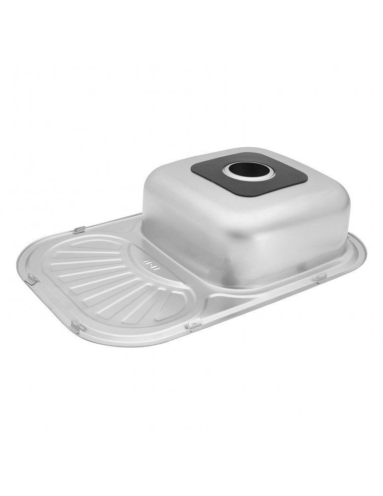 Кухонна мийка Kroner KRP Dekor - 7549 (0.8 мм) | купити | SilverGoose.com.ua.com.ua