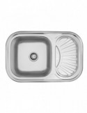 Кухонна мийка Kroner KRP Satin - 7549 (0.8 мм)
