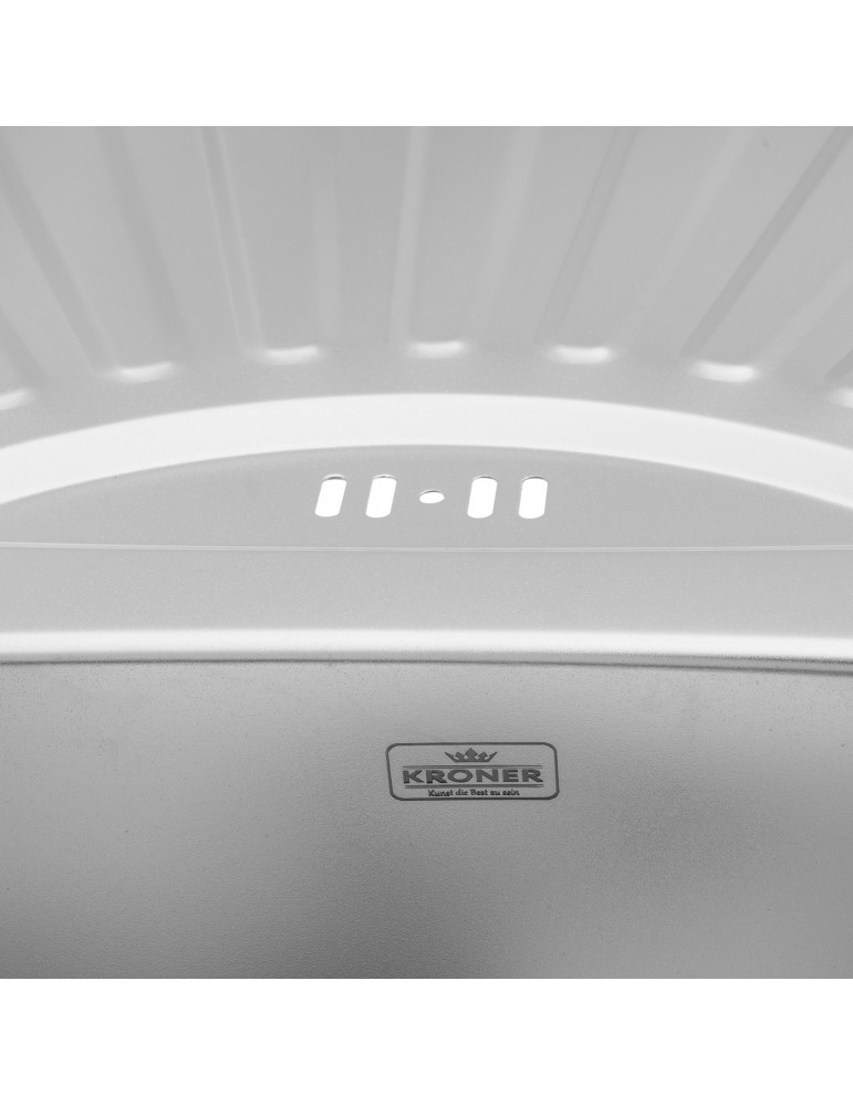 Кухонна мийка Kroner KRP Satin - 7549 (0.8 мм) | купити | SilverGoose.com.ua.com.ua
