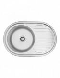 Кухонна мийка Kroner KRP Dekor - 7750 (0.8 мм)