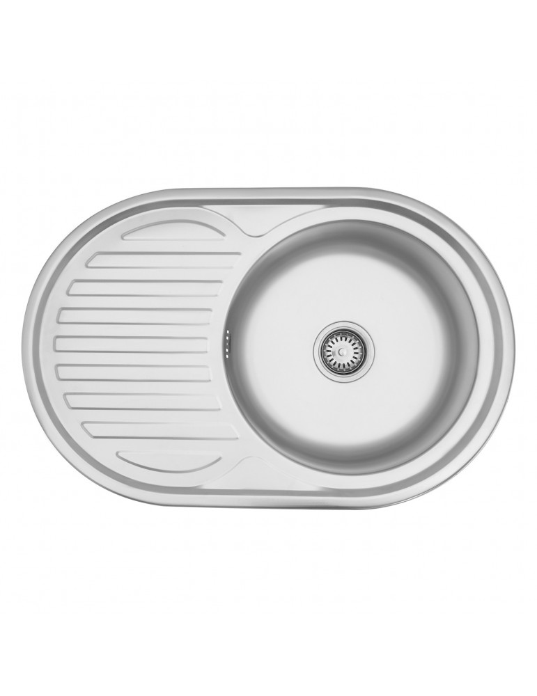 Кухонна мийка Kroner KRP Satin - 7750 (0.6 мм) | купити | SilverGoose.com.ua.com.ua