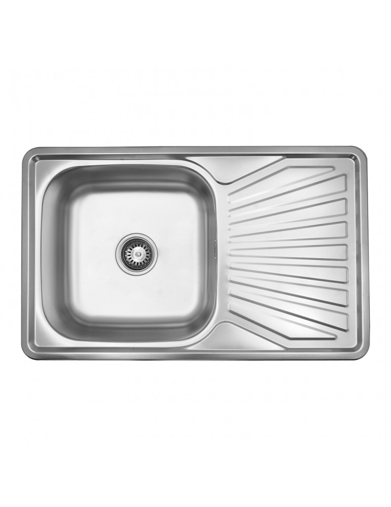 Кухонна мийка Kroner KRP Satin - 7848 (0.8 мм) | купити | SilverGoose.com.ua.com.ua