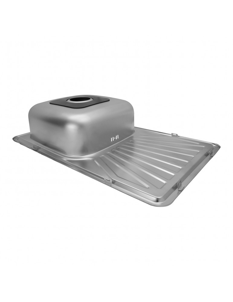 Кухонна мийка Kroner KRP Satin - 7848 (0.8 мм) | купити | SilverGoose.com.ua.com.ua