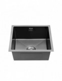 Кухонна мийка Kroner KRP Schwarze - 4843HM PVD (3.0/1.0 мм) | купити | SilverGoose.com.ua.com.ua