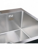 Кухонна мийка Kroner KRP Gebürstet - 5050HM (3.0/1.0 мм) | купити | SilverGoose.com.ua.com.ua