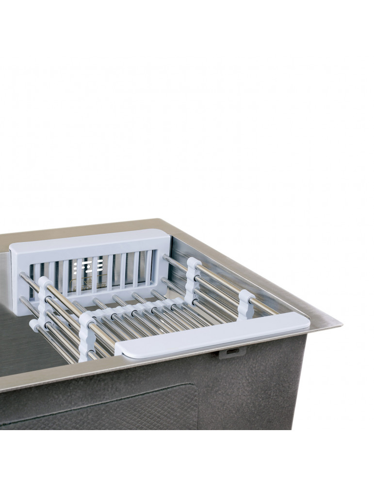 Кухонна мийка Kroner KRP Gebürstet - 5843HM (3.0/1.0 мм) | купити | SilverGoose.com.ua.com.ua