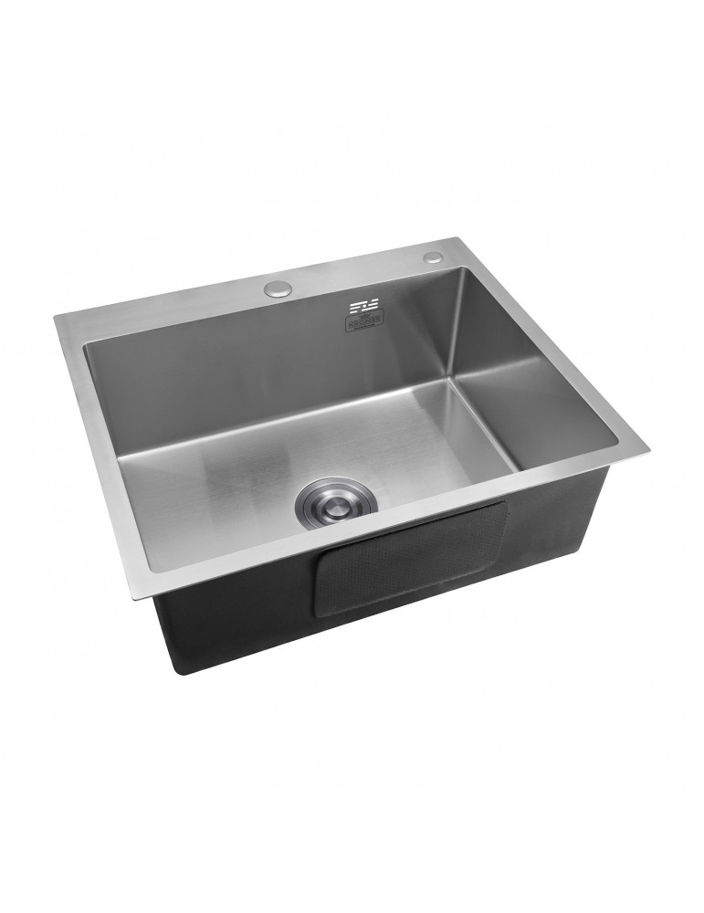 Кухонна мийка Kroner KRP Gebürstet - 6050HM (3.0/1.0 мм) | купити | SilverGoose.com.ua.com.ua