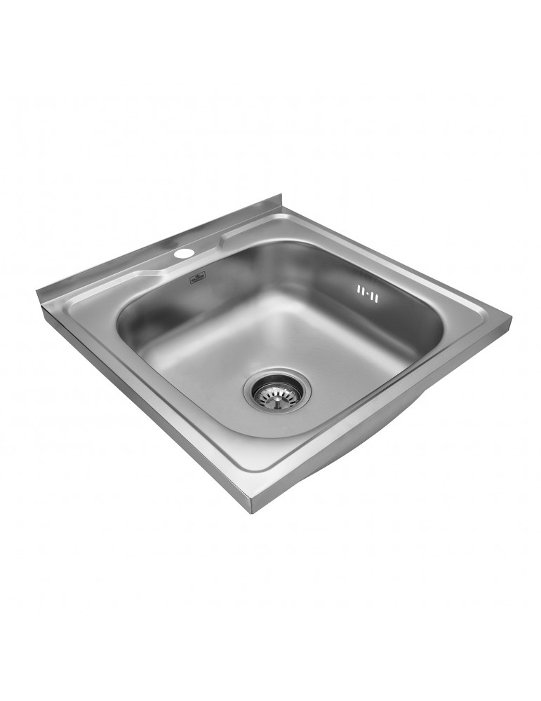 Кухонна мийка накладна Kroner KRP Dekor - 5050 (0.6 мм) | купити | SilverGoose.com.ua.com.ua
