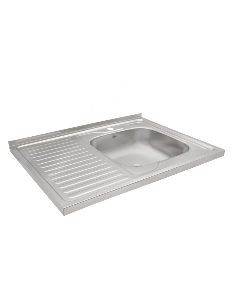 Кухонна мийка накладна Kroner KRP Dekor - 6080R (0.6 мм) | купити | SilverGoose.com.ua.com.ua