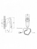 Фен настінний 1300W Kroner KRM UlM - ACP0901 | купити | SilverGoose.com.ua.com.ua