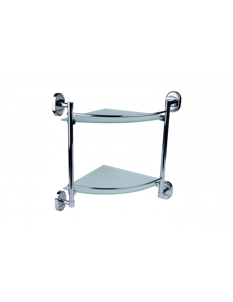 Полиця для ванної кімнати кутова Kroner KRM Elbe - ACG2907-2 | купити | SilverGoose.com.ua.com.ua