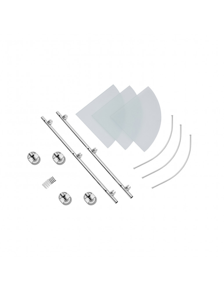 Полиця для ванної кімнати кутова Kroner KRM Elbe - ACG2907-3 | купити | SilverGoose.com.ua.com.ua