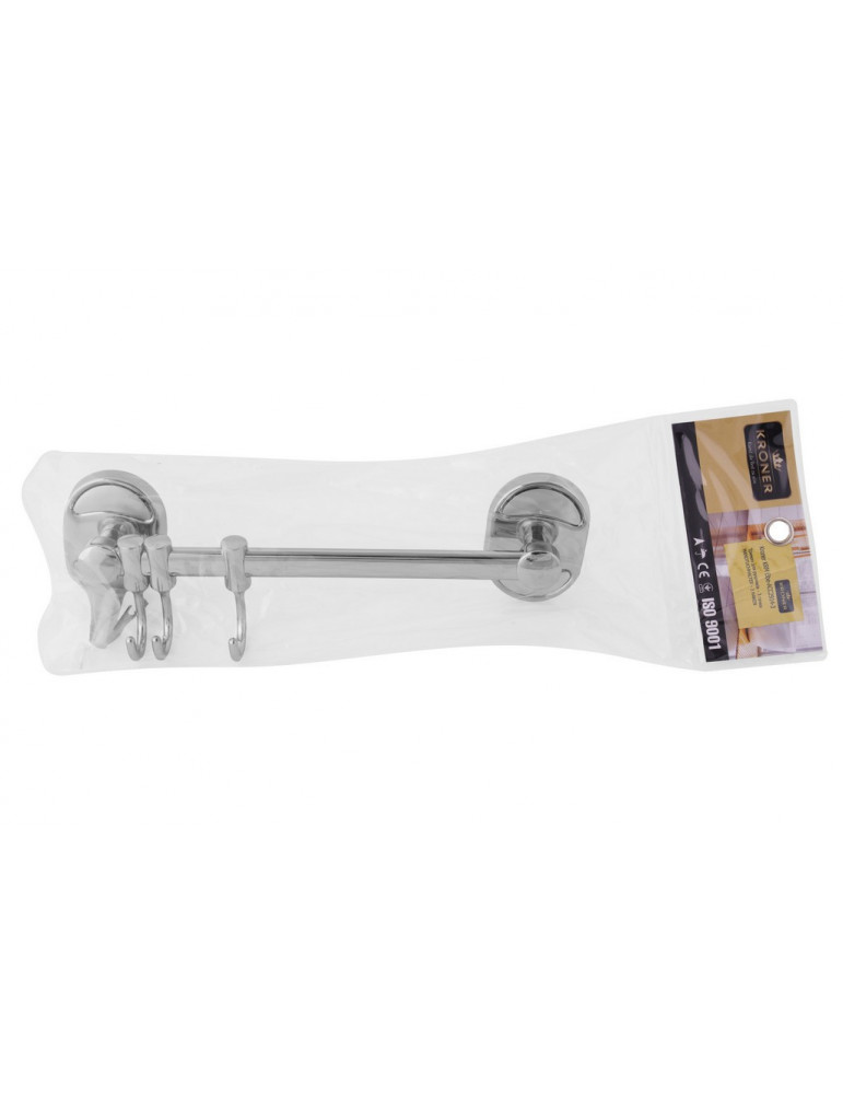 Гачок для ванної кімнати Kroner KRM Elbe - ACC2914-3 | купити | SilverGoose.com.ua.com.ua