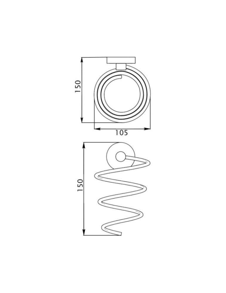 Тримач для фену настінний Kroner KRM Elbe - ACC2928 | купити | SilverGoose.com.ua.com.ua