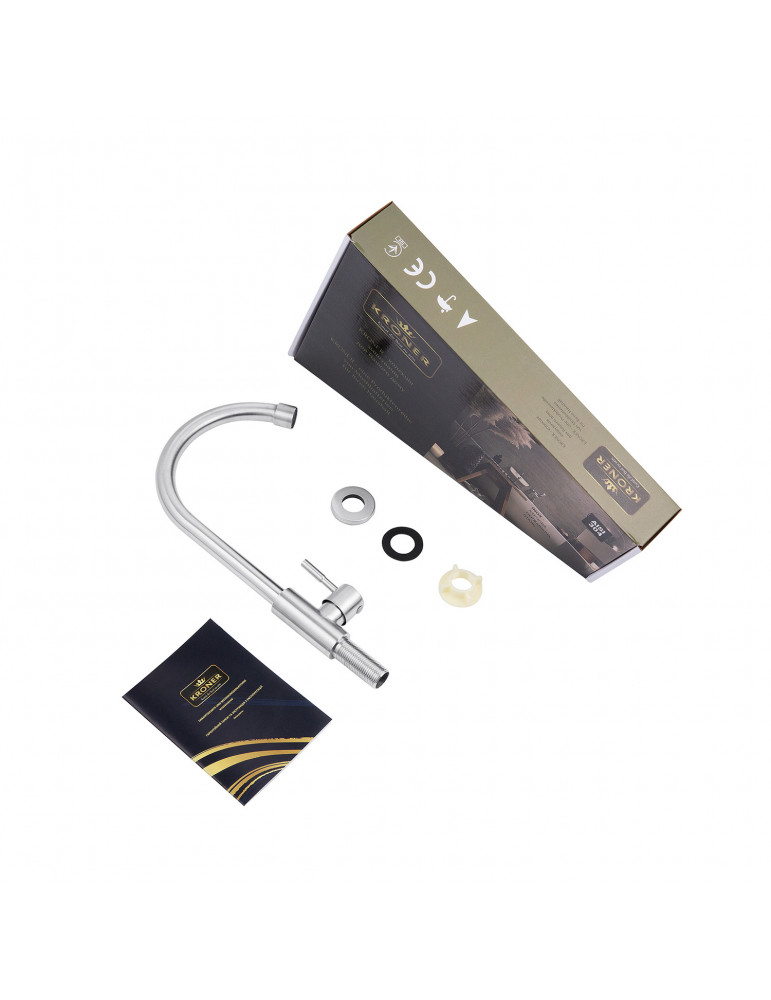 Кран на одну воду Kroner KRP Edelstahl Klassisch - ESG098 | купити | SilverGoose.com.ua.com.ua