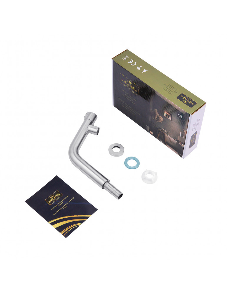 Кран на одну воду Kroner KRP Edelstahl Klassisch - ESG097 | купити | SilverGoose.com.ua.com.ua