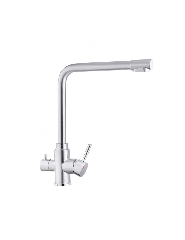 Змішувач для кухні з підключенням до фільтра Kroner KRP Edelstahl Klassisch - ESG038 | купити | SilverGoose.com.ua.com.ua