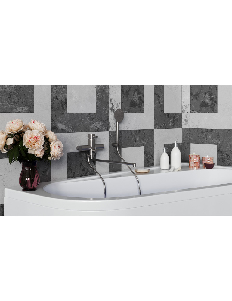 Змішувач для ванни Kroner KRP Edelstahl Klassisch - ESG070 | купити | SilverGoose.com.ua.com.ua