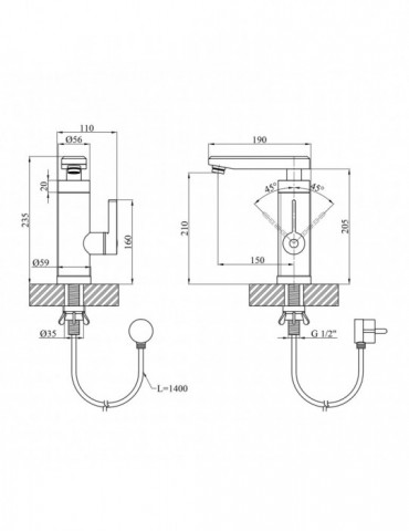Проточний водонагрівач Kroner KRM Volt - CW189 з дисплеєм | купити | SilverGoose.com.ua.com.ua