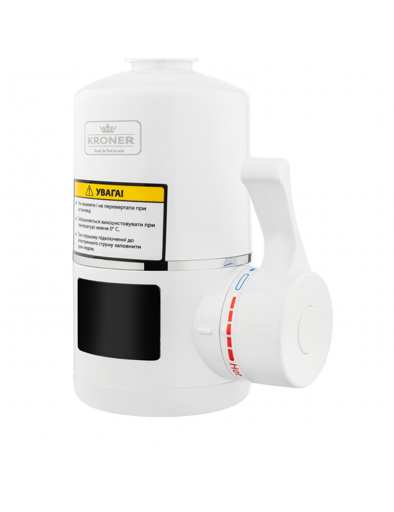 Проточний водонагрівач Kroner KRM Volt - CW190WMDS з дисплеєм | купити | SilverGoose.com.ua.com.ua