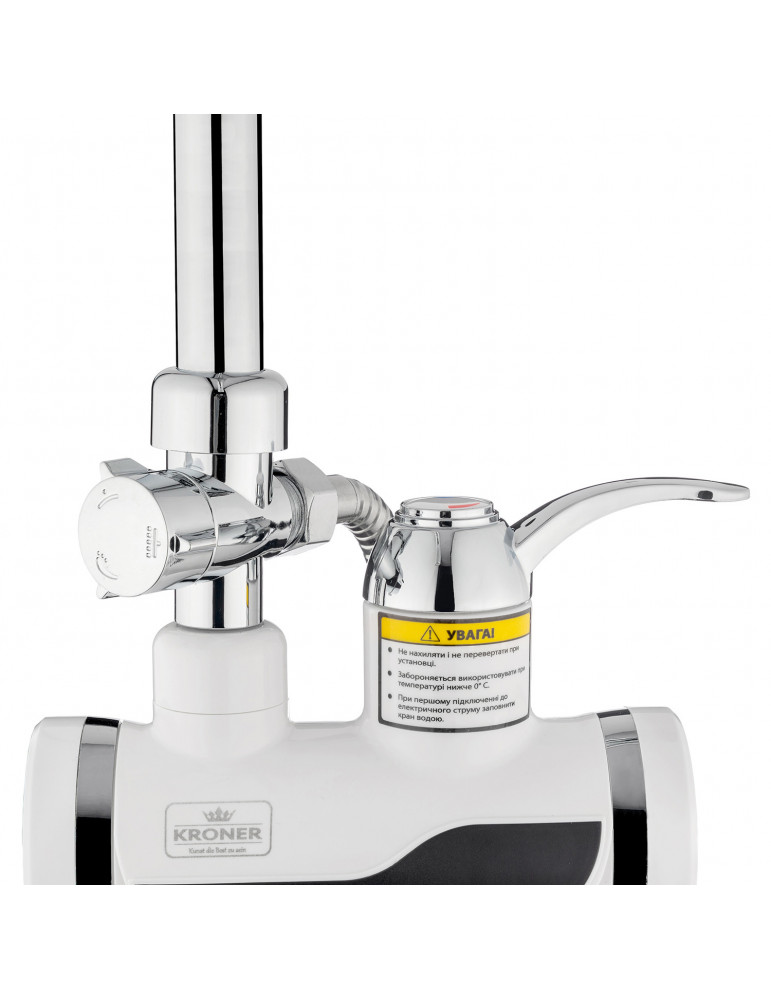 Проточний водонагрівач Kroner KRM Volt - CW191MDS з дисплеєм | купити | SilverGoose.com.ua.com.ua