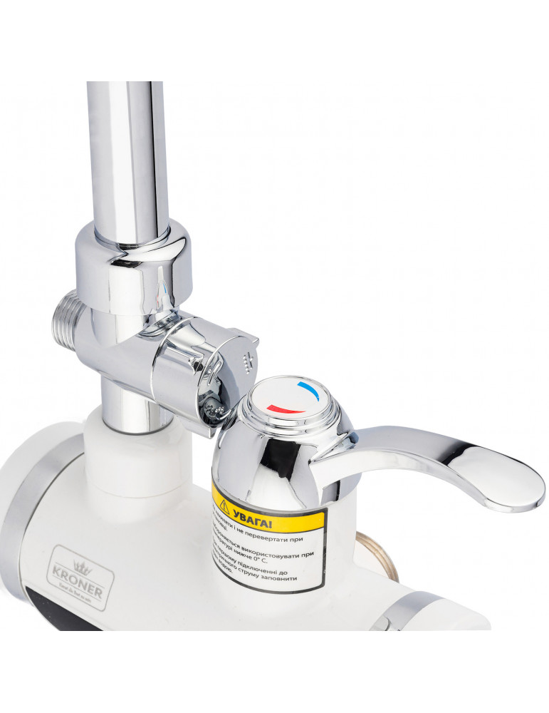 Проточний водонагрівач Kroner KRM Volt - CW191WMDS з дисплеєм | купити | SilverGoose.com.ua.com.ua