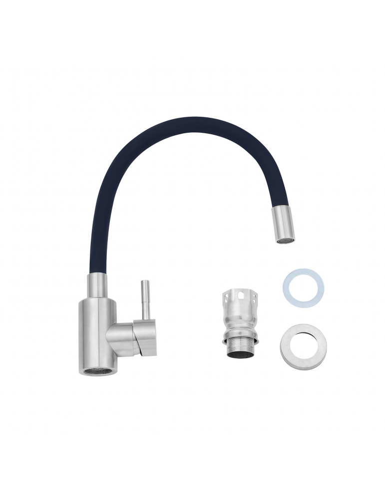 Змішувач для кухні з гнучким виливом Agua Acero - INOX035NS-1 | купити | SilverGoose.com.ua.com.ua