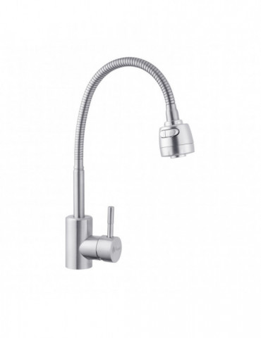 Змішувач для кухні з гнучким виливом Agua Acero - INOX035-2