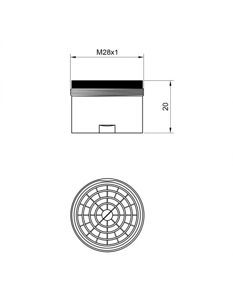 Аератор для змішувача Kroner KRM - C926 з зовнішньою різьбою | купити | SilverGoose.com.ua.com.ua