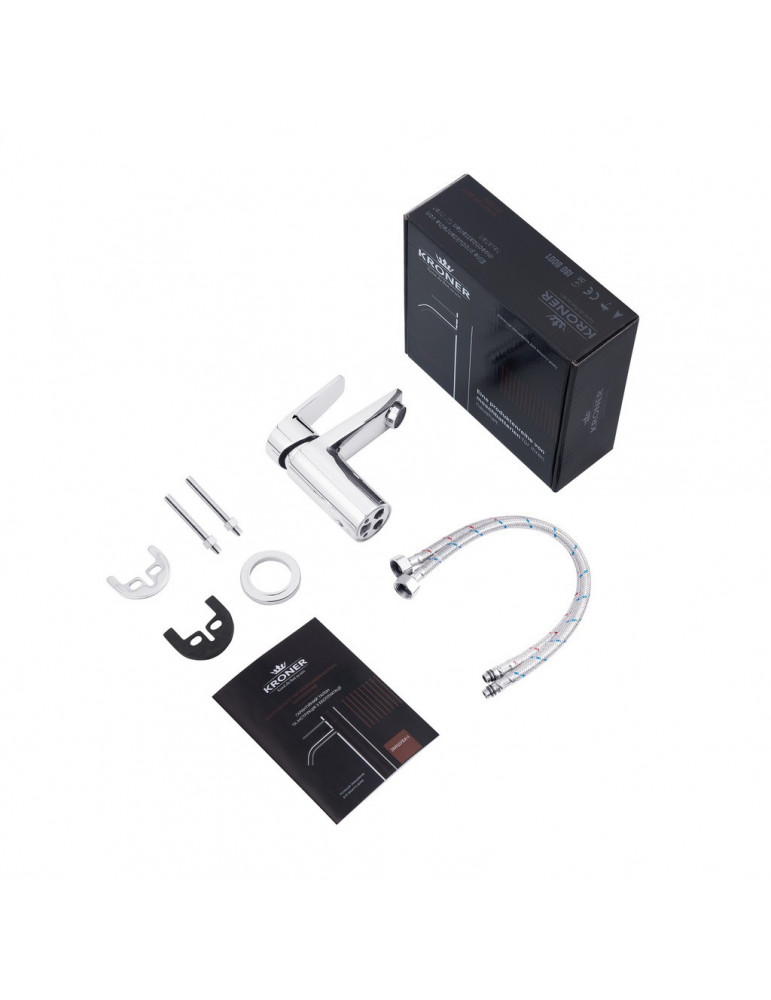 Змішувач для раковини Kroner KRP Brocken - C010 | купити | SilverGoose.com.ua.com.ua