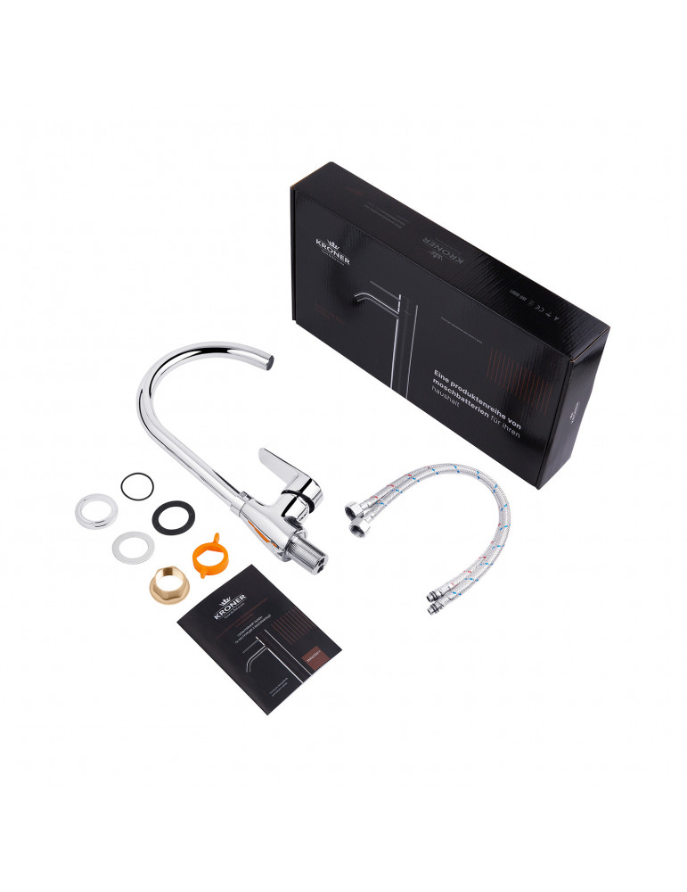 Змішувач для кухні Kroner KRP Brocken - C031 | купити | SilverGoose.com.ua.com.ua