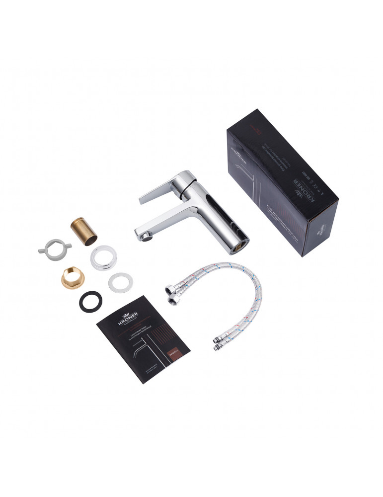 Змішувач для раковини Kroner KRP Enzo - C010 | купити | SilverGoose.com.ua.com.ua