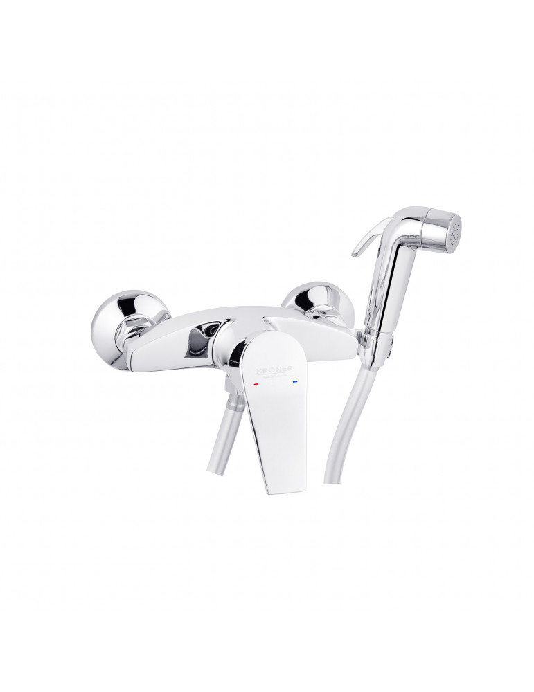 Набір для гігієнічного душу зі змішувачем Kroner KRP Enzo - C052 | купити | SilverGoose.com.ua.com.ua